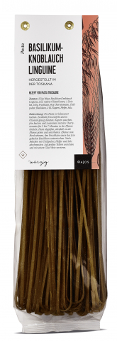 Pasta Linguine mit Knoblauch und Basilikum 250g 