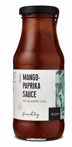 Mango Paprika Sauce mit Jalapeno Chili 245ml Grillsauce 